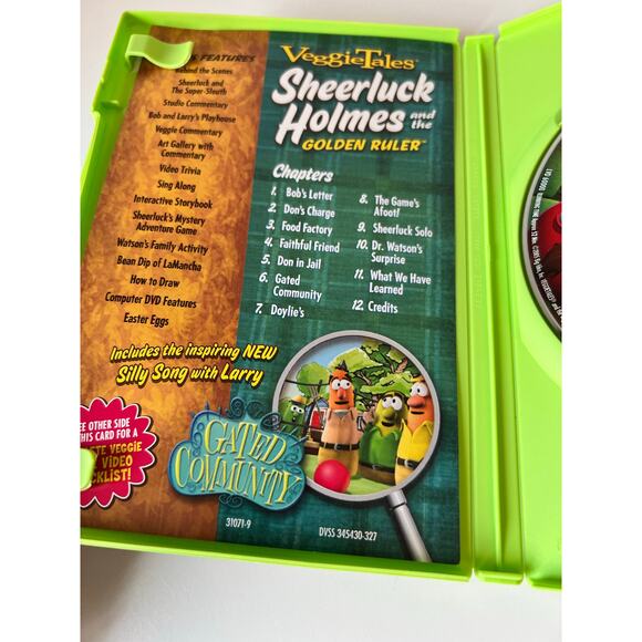 VeggieTales: Sheerluck Holmes and the Golden Ruler Lesson In Friendship DVD 2005 - Picture 3 of 5